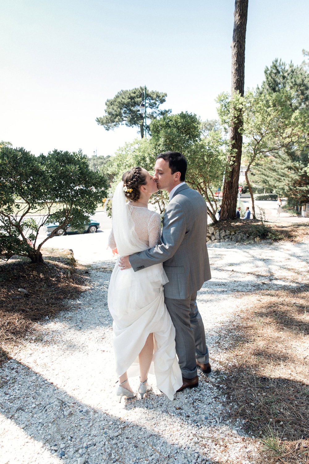 photographe mariage bordeaux cap ferret arcachon bisou naturel just married