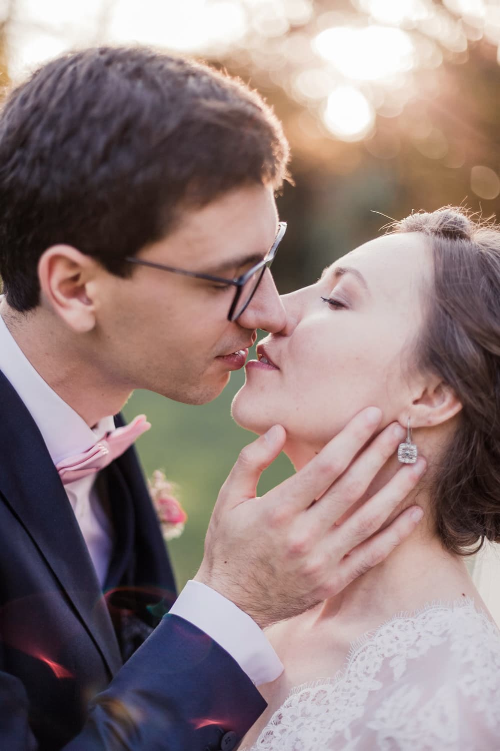 photographe mariage bordeaux cap ferret arcachon couple embrasser