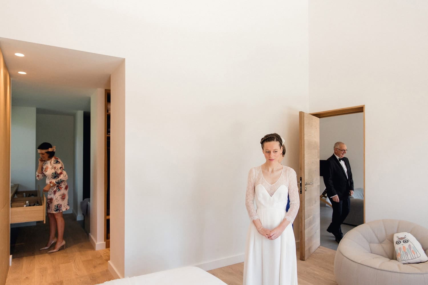 photographe mariage bordeaux cap ferret arcachon habillage parents