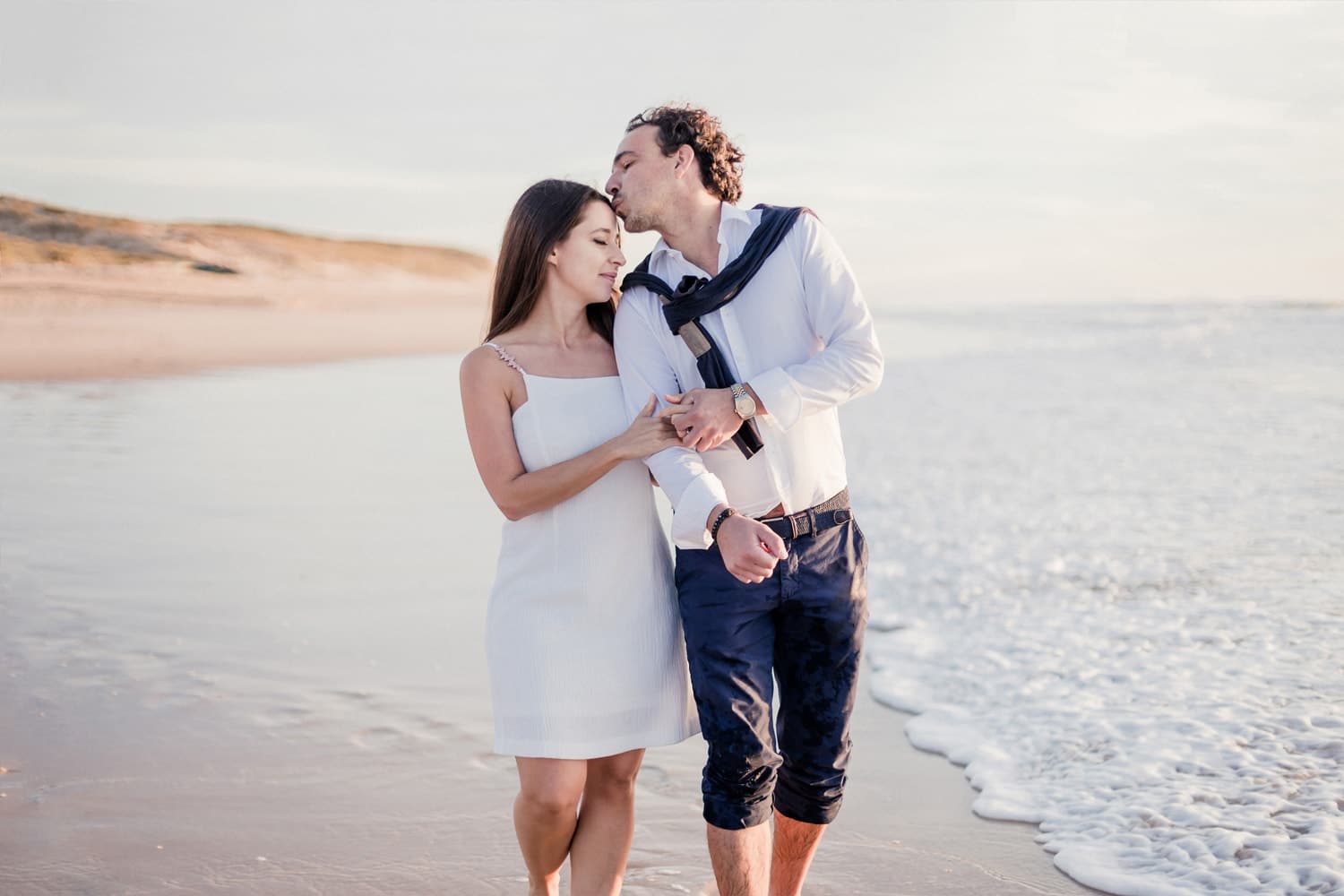 photographe mariage couple bordeaux cap ferret arcachon engagement love session plage