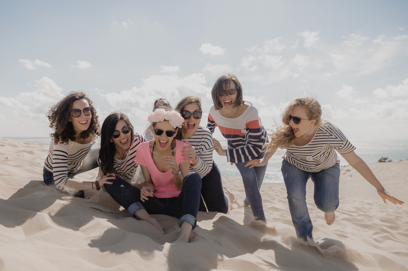 14 MarieB EVJF filles dune du pyla pilat arcahcon plage 018