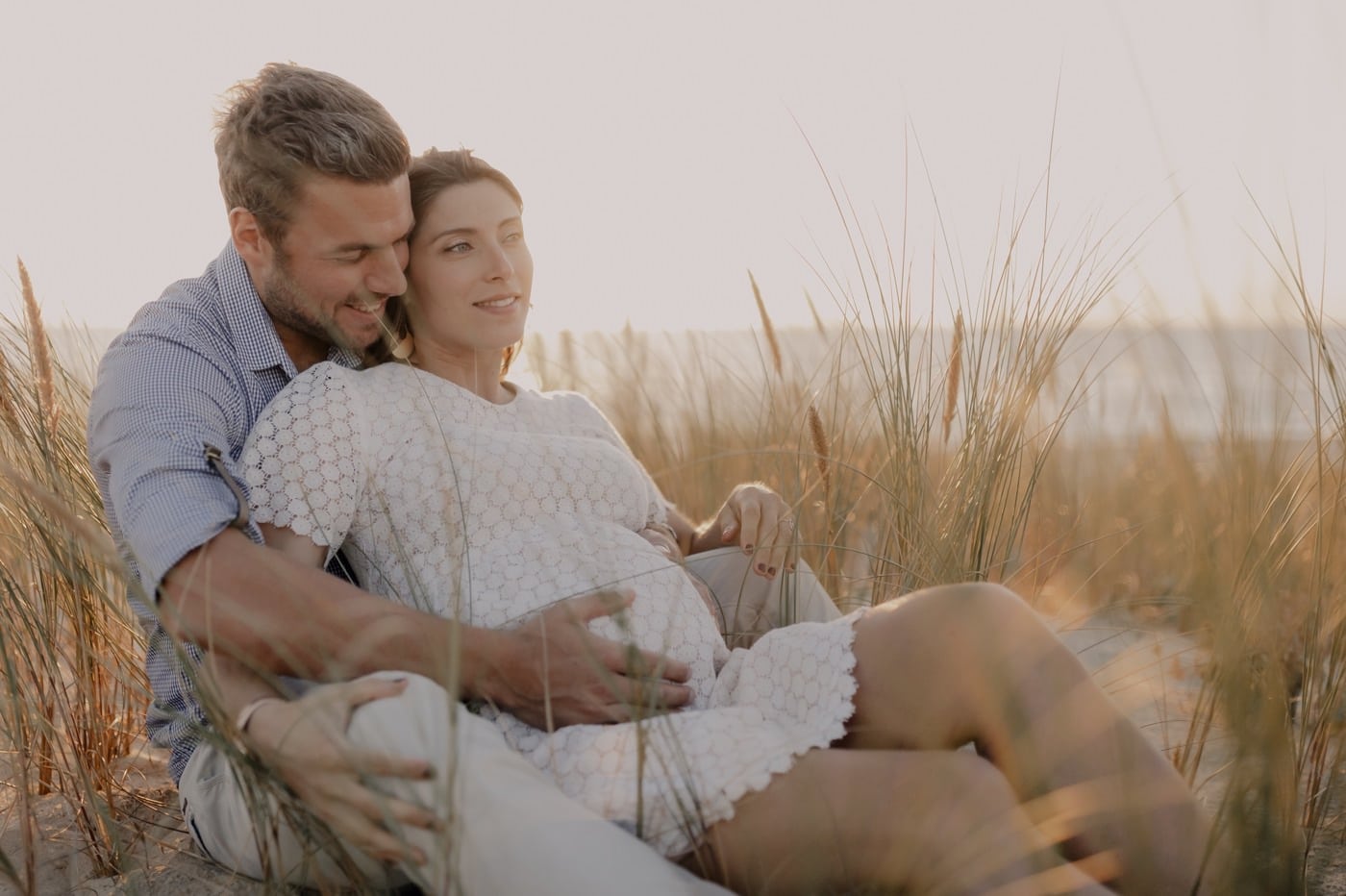 16 LaureRegis couple grossesse seance photo plage cap ferret 019