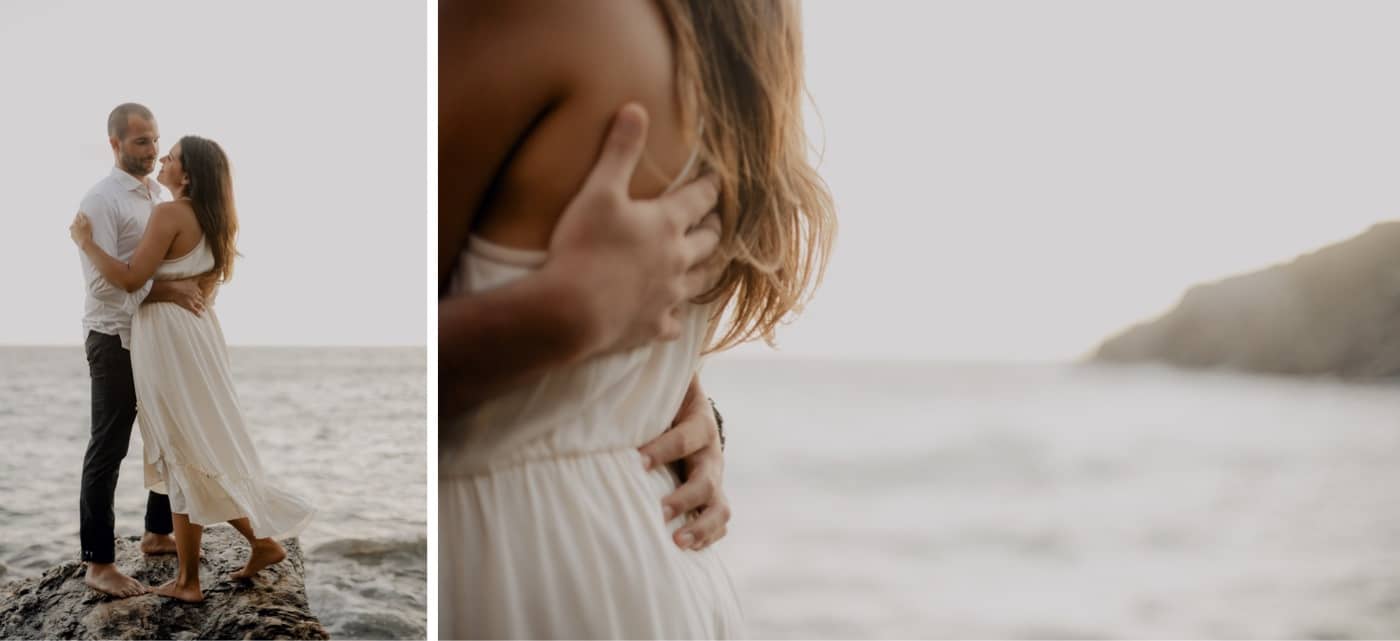 19 seance photo couple plage bretagne rochers